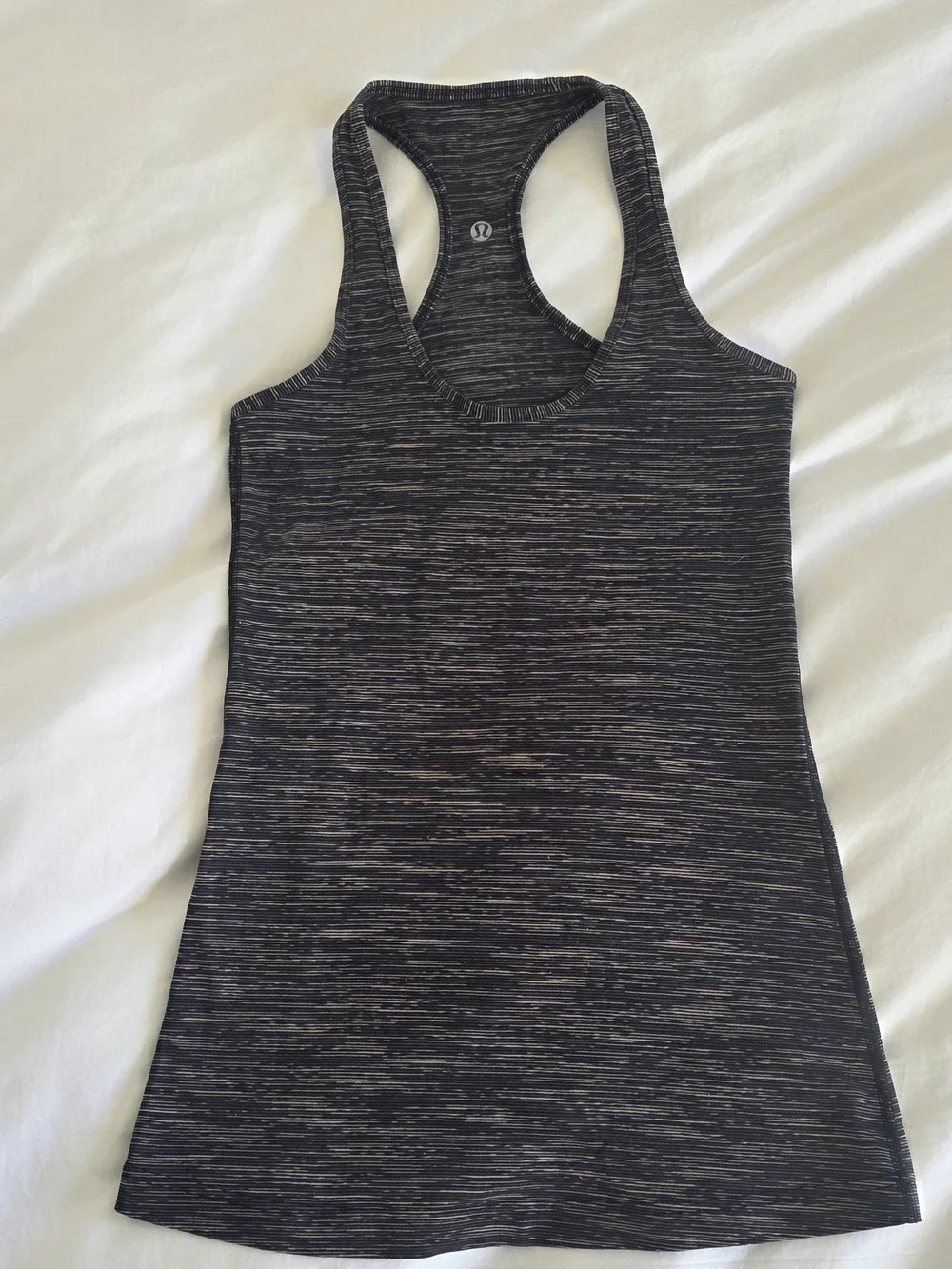 Lululemon Cool Racerback Tank Space Dye Sz 4 Yoga Pilates Workout Athleisure